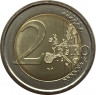 Монета. Италия. 2 евро 2006 год. XX зимняя Олимпиада в Турине. рев