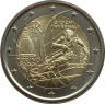 Монета. Италия. 2 евро 2006 год. XX зимняя Олимпиада в Турине. ав