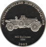 Монета. Демократическая Республика Конго. 10 франков 2003 год.  1924 - MG Булльноус. ав.