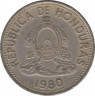 Монета. Гондурас. 10 сентаво 1980 год. ав.