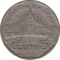 Монета. Тайланд. 5 бат 1999 (2542) год.