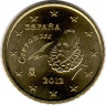 Монета. Испания. 50 центов 2012 год.