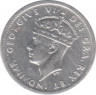 Монета. Ньюфаундленд. 5 центов 1943 год. рев.