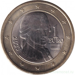 Монета. Австрия. 1 евро 2023 год.
