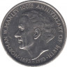 Монета. Ямайка. 5 долларов 1993 год. 100 лет со дня рождения Нормана Вашингтона Мэнли. ав.