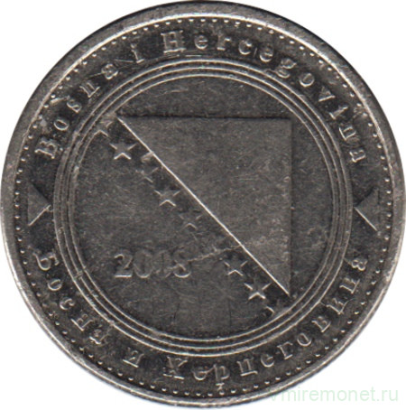 Монета. Босния и Герцеговина. 5 фенингов 2008 год.