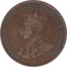 Монета. Гонконг. 1 цент 1931 год. рев.
