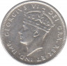 Монета. Ньюфаундленд. 10 центов 1943 год. рев.