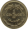Монета. Гондурас. 5 сентаво 2012 год. рев.