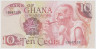 Банкнота. Гана. 10 седи 1978 год. ав.