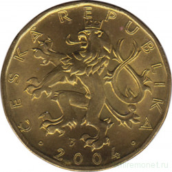 Монета. Чехия. 20 крон 2004 год.