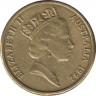 Монета. Австралия. 2 доллара 1992 год. ав.