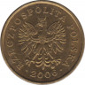 Монета. Польша. 2 гроша 2006 год. ав.