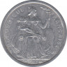 Монета. Французская Полинезия. 1 франк 1997 год. ав.