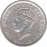 Монета. Ньюфаундленд. 10 центов 1942 год. рев.