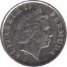 Монета. Бермудские острова. 10 центов 2003 год. рев.