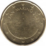 Монета. Сан-Марино. 20 центов 2023 год. ав.
