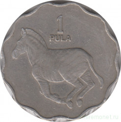 Монета. Ботсвана. 1 пула 1987 год.