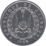 Монета. Джибути. 1 франк 1999 год. ав.