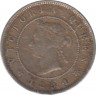 Монета. Ямайка. 1 фартинг 1894 год. ав.