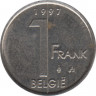 Монета. Бельгия. 1 франк 1997 год. BELGIE. ав.