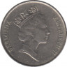 Монета. Бермудские острова. 5 центов 1988 год. рев.