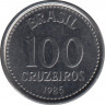 Монета. Бразилия. 100 крузейро 1985 год. ав.