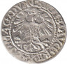  Монета. Литва. Полугрош 1565 год. Сигизмунд II Август. рев.