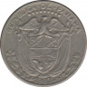 Монета. Панама. 0.01 бальбоа 1983 год. ав.