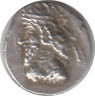 Монета. Парфянское царство. 1 драхма II век до н. э. ав.