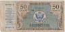 Бона. США. Платёжный сертификат вооружённых сил. 50 центов 1948 год. 472-я серия. Тип M18. ав.