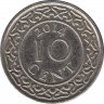 Монета. Суринам. 10 центов 2014 год. ав.