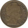 Монета. Аргентина. 10 сентаво 1950 год. Алюминиевая бронза. ав.
