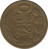 Монета. Перу. 1 соль 1960 год. рев.