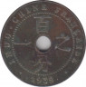 Монета. Французский Индокитай. 1 сантим 1939 год. ав.