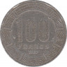 Монета. Конго. 100 франков 1983 год. ав.