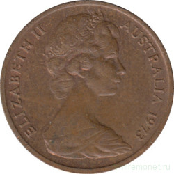 Монета. Австралия. 1 цент 1973 год.