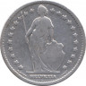  Монета. Швейцария. 1 франк 1906 год. рев.
