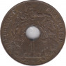 Монета. Французский Индокитай. 1 сантим 1927 год. рев.