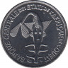 Монета. Западноафриканский экономический и валютный союз (ВСЕАО). 50 франков 2018 год. рев.