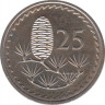 Монета. Кипр. 25 милей 1982 год. рев.