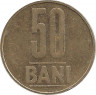 Монета. Румыния. 50 бань 2009 год. рев.