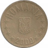 Монета. Румыния. 50 бань 2009 год. ав.