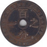 Монета. Французский Индокитай. 1 сантим 1919 год. ав.