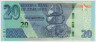 Банкнота. Зимбабве. 20 долларов 2020 год. ав.