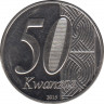Монета. Ангола. 50 кванз 2015 год. 40 лет независимости. рев.