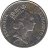 Монета. Бермудские острова. 5 центов 1997 год. рев.