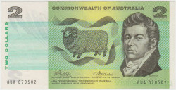 Банкнота. Австралия. 2 доллара 1972 год. Тип 38d.
