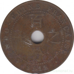 Монета. Французский Индокитай. 1 сантим 1911 год.