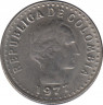 Монета. Колумбия. 10 сентаво 1977 год. ав.
